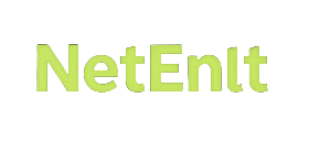 NetEnt Provider-Logo in Neon-Lime-Cyan auf dunkler Karte bei Casoola Casino
