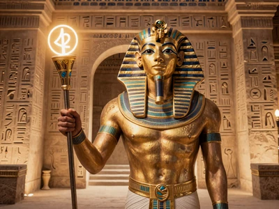 Book of Dead Slot Thumbnail mit &auml;gyptischem Entdecker und goldener Pharaonenmaske bei Casoola Casino
